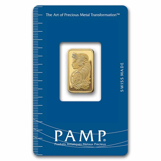 5 gram Gold Bar - PAMP Suisse Lady Fortuna (In Assay) 5 gram Gold Bar - PAMP Suisse Lady Fortuna (In Assay)